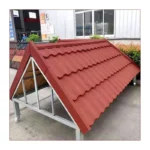 Factory Direct Heat Resistant Stone Coated Steel Roof Tile Corrugated Roof Sheet 0.3 0.35 0.38 0.4 Stone Coated Steel Roof Tile - Image 3