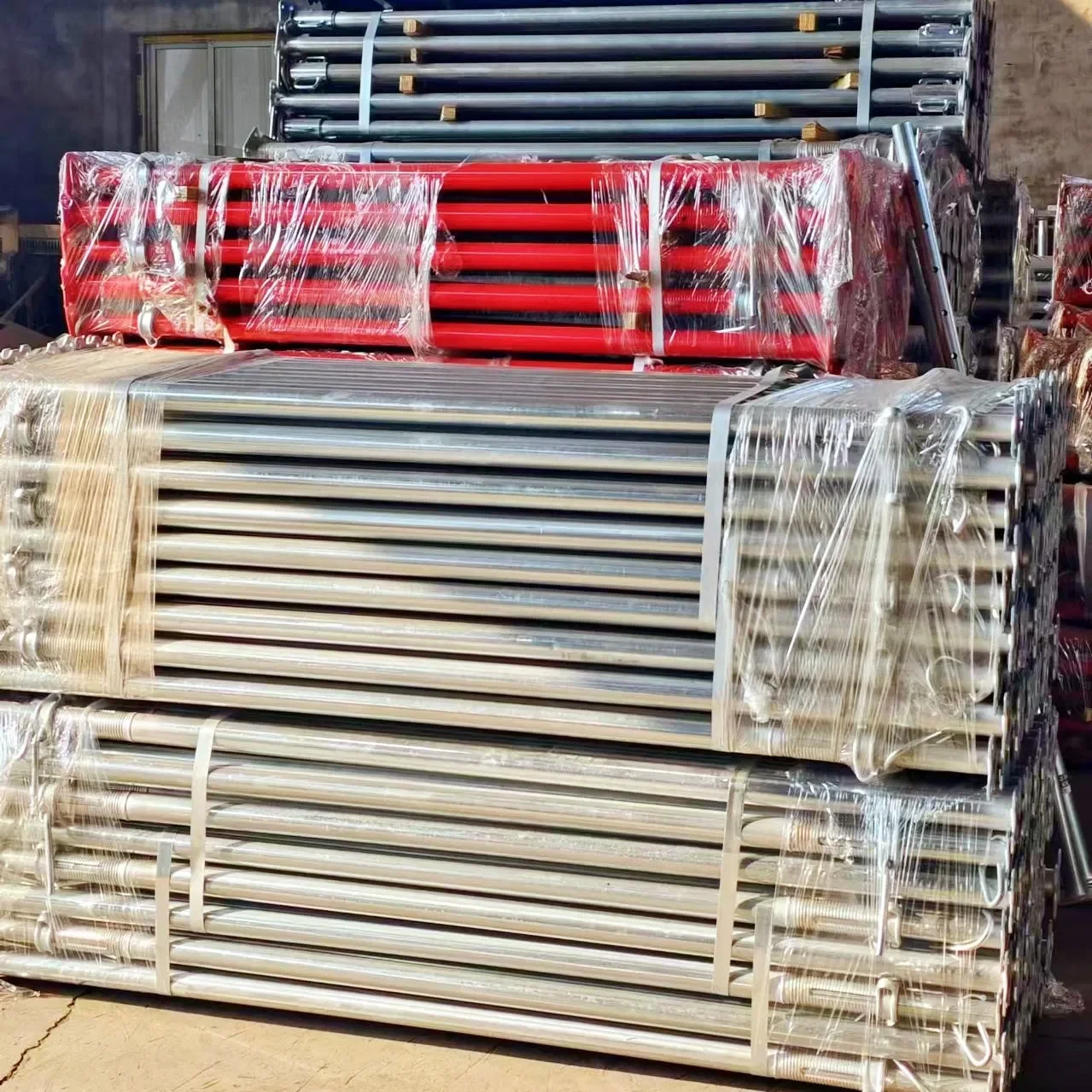 H853949d3bcbf4acba0d46f5f92e20b36t.webp Scaffolding Adjustable Jack Construction Telescopic Shoring Light Duty Formwork Steel Prop Shoring Props Acro Jacks for Sale - Image 1