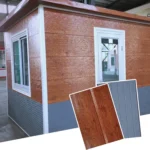 Luxury Exterior Wall Cladding 16mm PU Foam Insulated Metal Siding Board Decorative Wood Texture Sandwidch Panels Wholesale