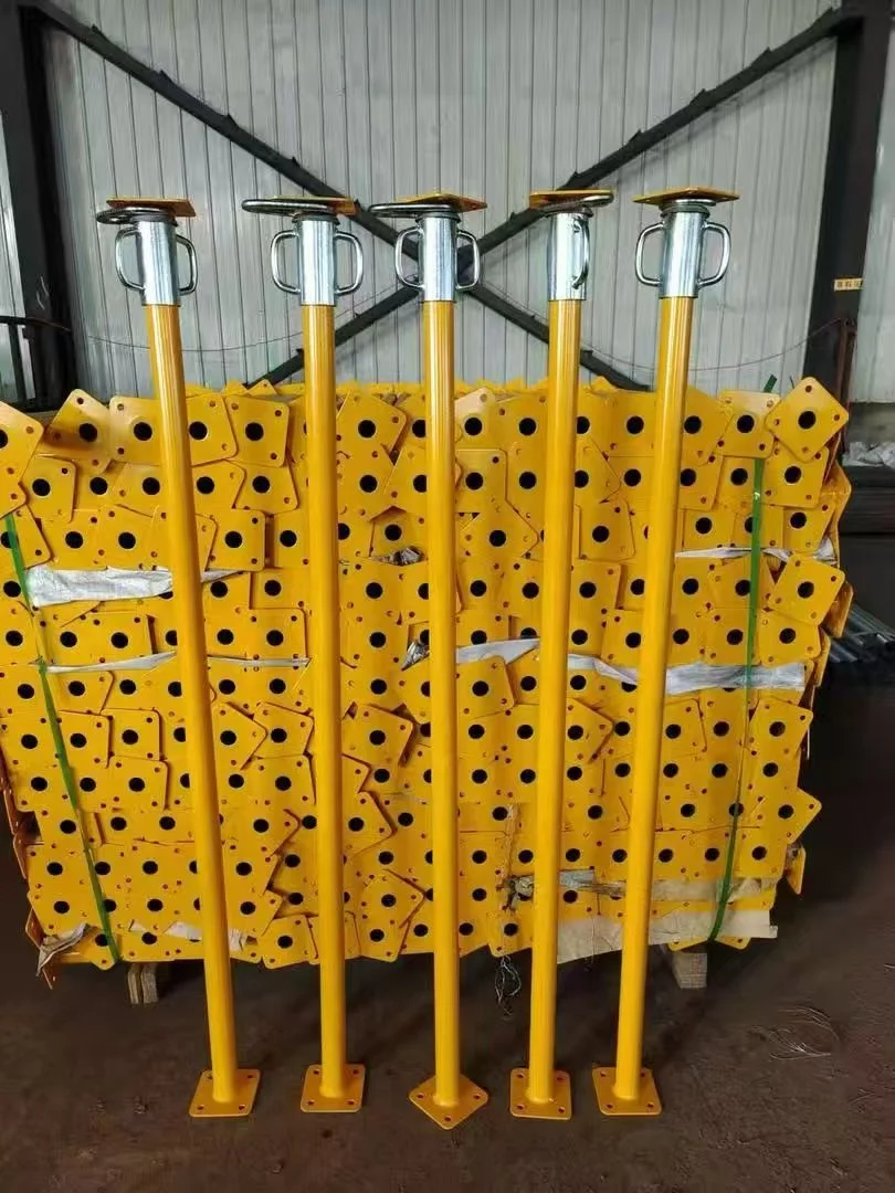 Hd77cfceffcce473c9e6b24cb6ec5504aQ.webp Hot Sale 3m- 5 Metre Adjustable Steel Ladder Prop Shoring System for Building Jack for Scaffolding Metal Telescopic Props - Image 1